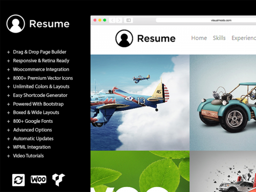 Resume WordPress Theme and Templates Banner