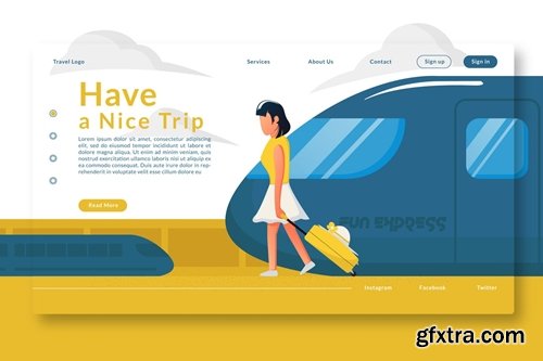 Have a Nice Trip - Landing Page GR