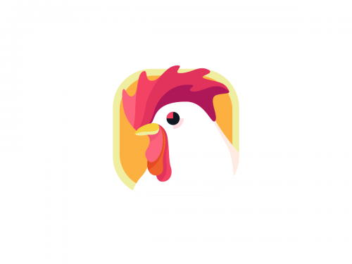 Rooster head