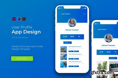 User Profile | App Design Template