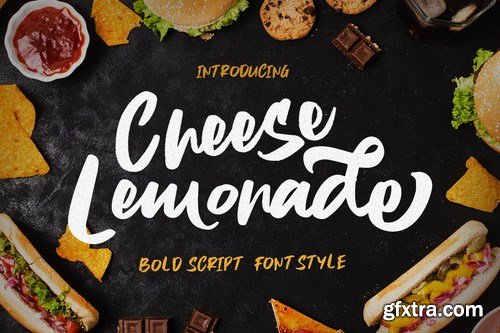Cheese Lemonade - Script Brush Stylist Food