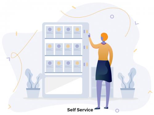 Self Service Illustrations CRM