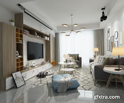 Modern Style Livingroom 405
