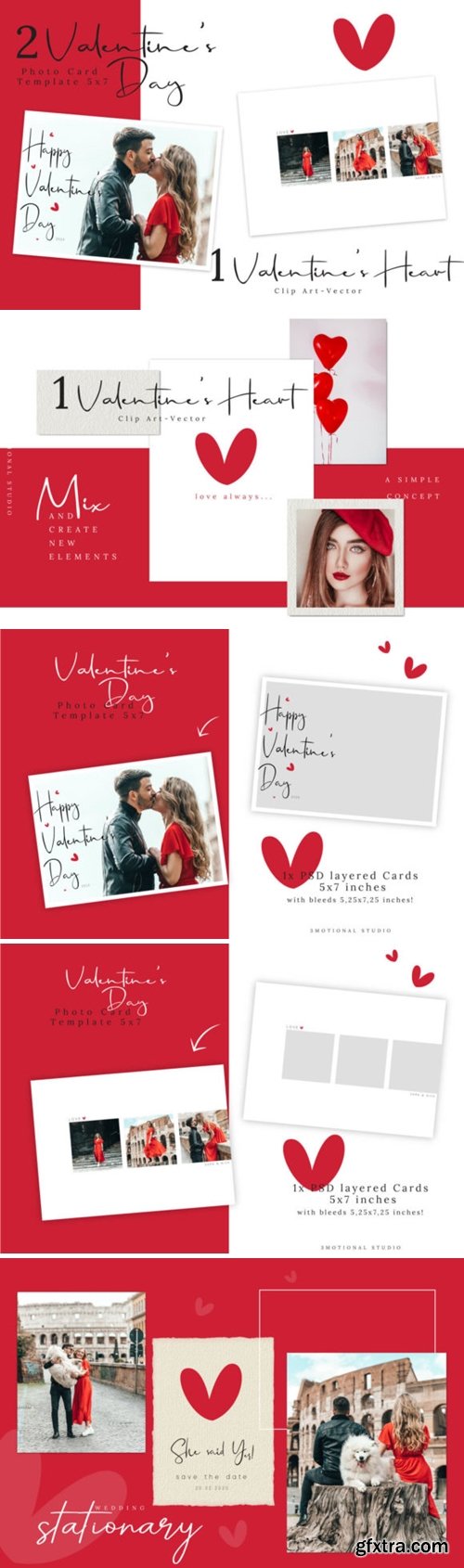 Valentine\'s Day Photo Card Template 2652806