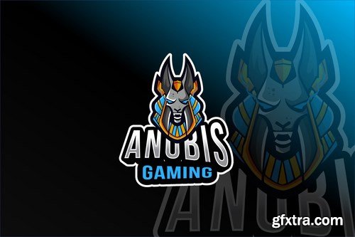 Anubis Gaming Esport Logo Template