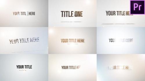 Videohive - Quick Title Sting Pack: Clean & Bright - 23229433