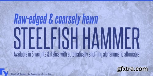 Steelfish Hammer Font Family