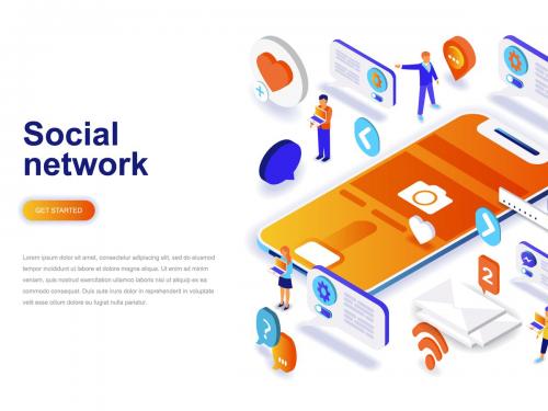 Social Network Isometric Concept