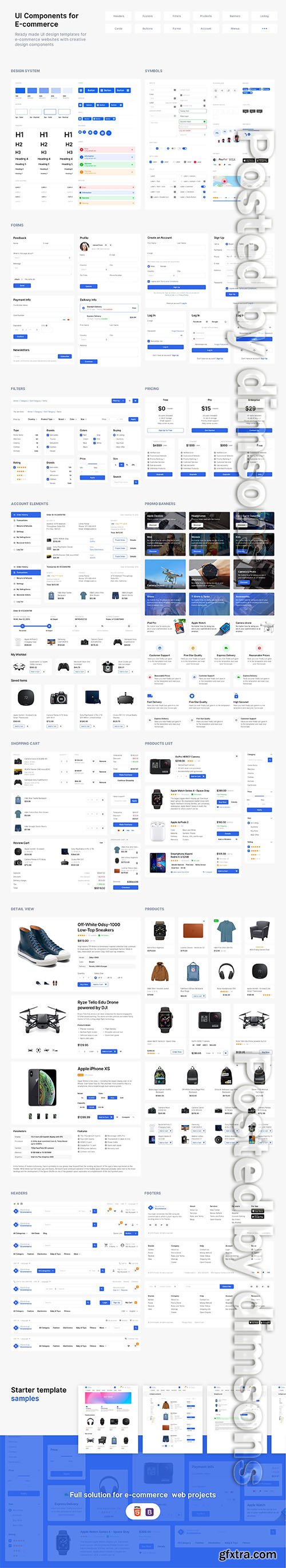 Bootstrap E-commerce Developer Kit