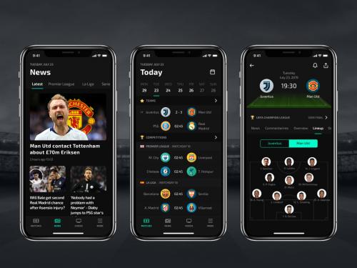 Sports News App UI