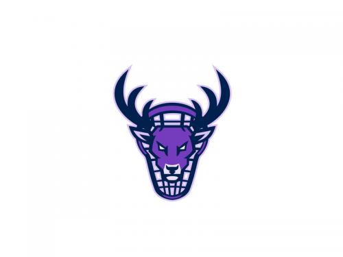 Stag Lacrosse Mascot