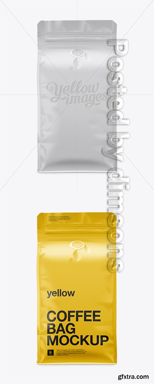 Coffee Bag Mockup / Front View 10903