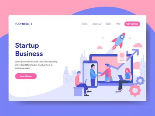 Startup Business Landing Page