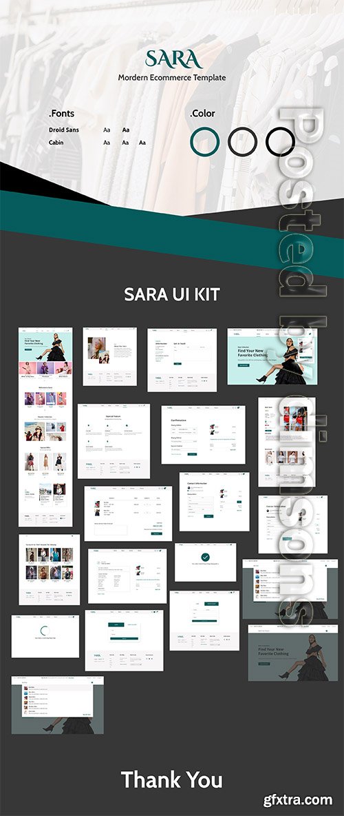 SARA E-commerce Web Ui Kit