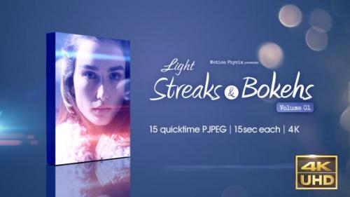 Videohive - Light Streaks and Bokehs vol.1 - 16179761