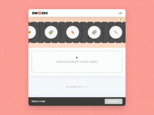 Swooshi – An Interactive Kaiten Sushi App