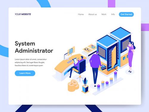 System Administrator Isometric
