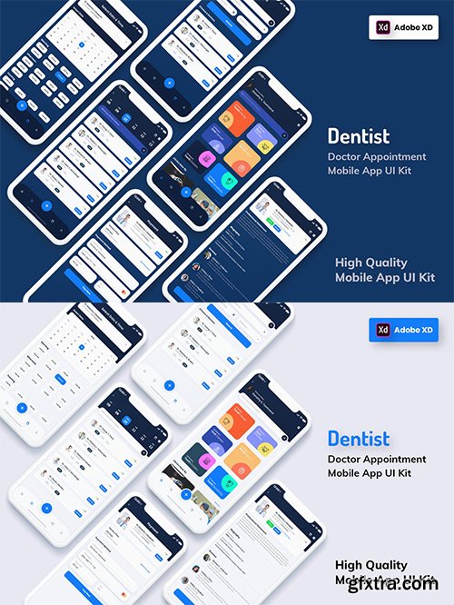 Dentist Appointment Mobile App (XD)