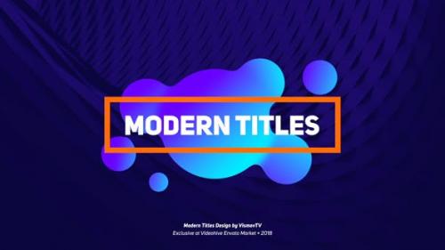 Videohive - Modern Titles Design - 21425930