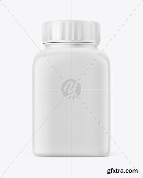 Square Pills Bottle mockup 54574
