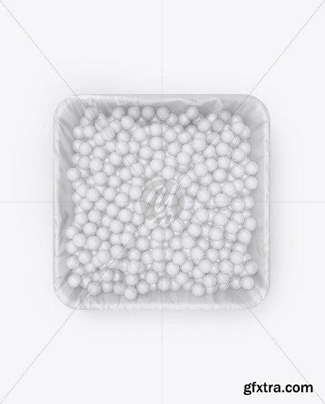 Plastic Tray With Candies Mockup 55167