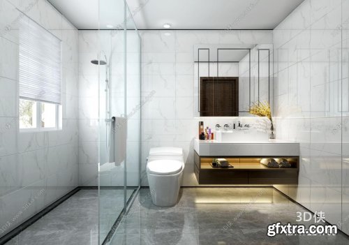 Modern Style Bathroom 78
