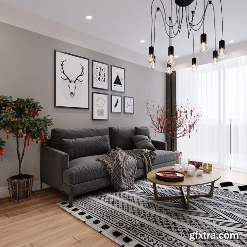 Livingroom Scene By Minh Tu