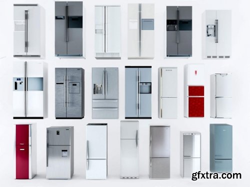 Refrigerator combination 3D models