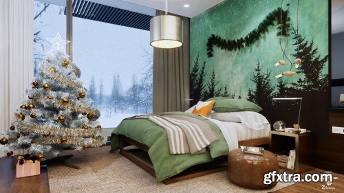 Bedroom Scene Sketchup by QuangVinh