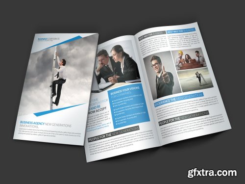 CreativeMarket - Multi Business Bi-fold Brochure 4325990