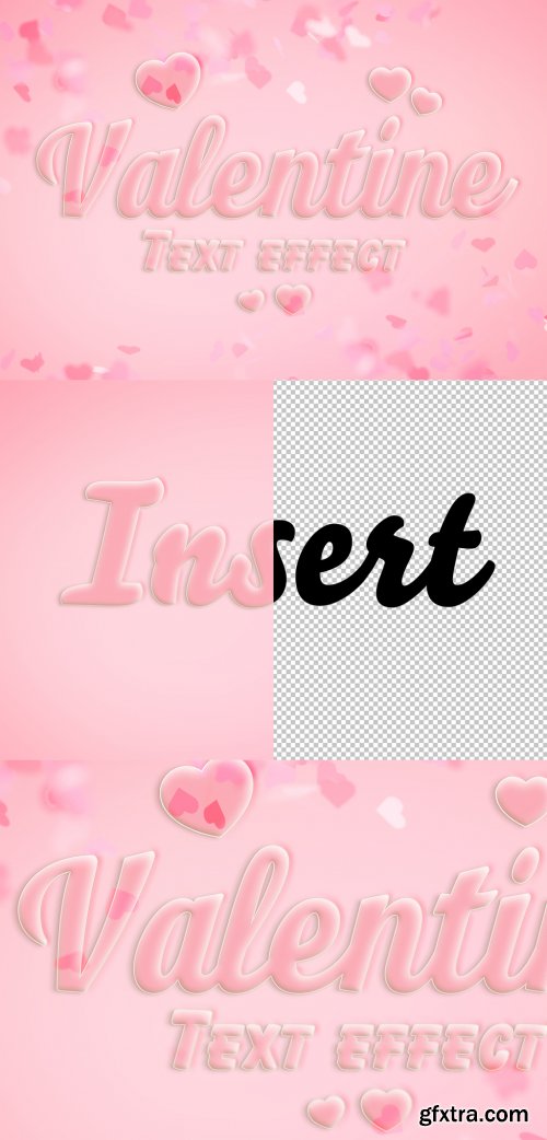Valentine\'s Day Text Effect Mockup 315395701