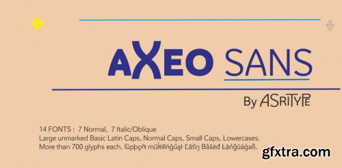 Axeo Sans Complete Family