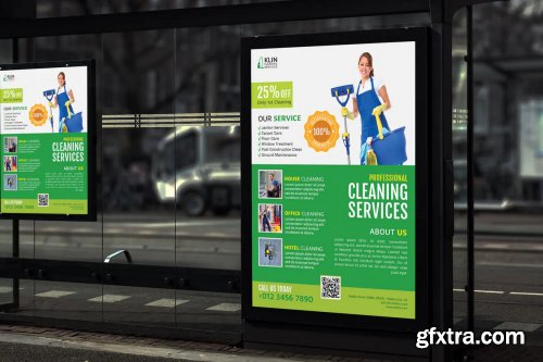 Klin Cleaning Service - Promotion Poster RB
