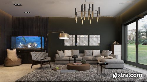 Modern Style Livingroom 402