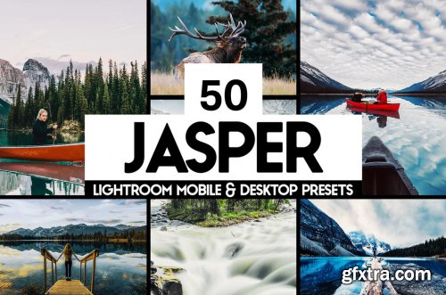 CreativeMarket - 50 Jasper Lightroom Presets and LUTs