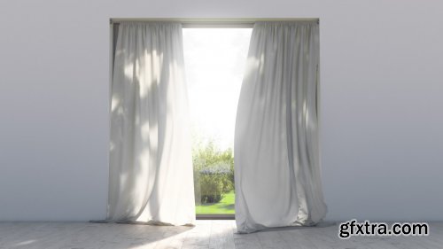 Modern fabric curtain07