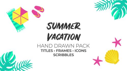 MotionElements - Summer Vacation Hand Drawn Pack - 13199541