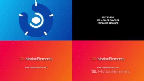 MotionElements - Flat Logo Reveal - Simple & Clean - 12547133