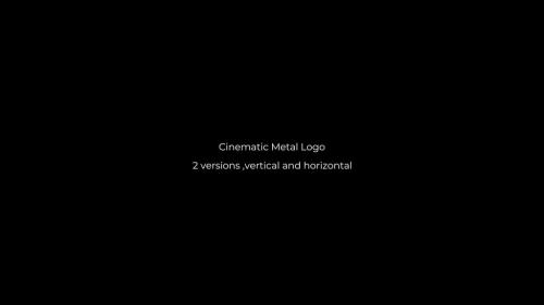 MotionElements - Cinematic Metal Logo - 14036116