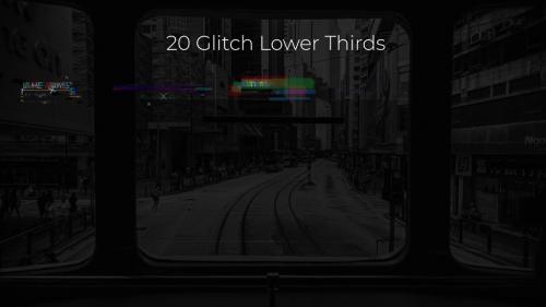 MotionElements - Glitch Lower Thirds - 13865757