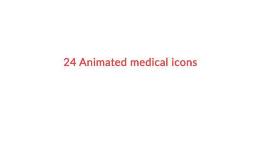 MotionElements - 24 Animated-medical-icons - 13567619