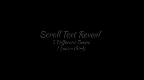 MotionElements - Scroll Text Reveal - 13402781