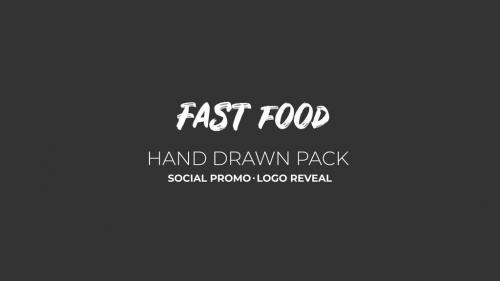 MotionElements - Fast Food. Hand Drawn Pack - 13487231