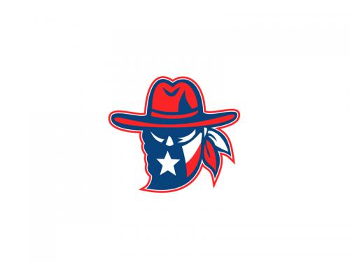Texan Outlaw Texas Flag Mascot