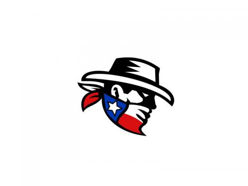 Texas Bandit Cowboy Side Retro