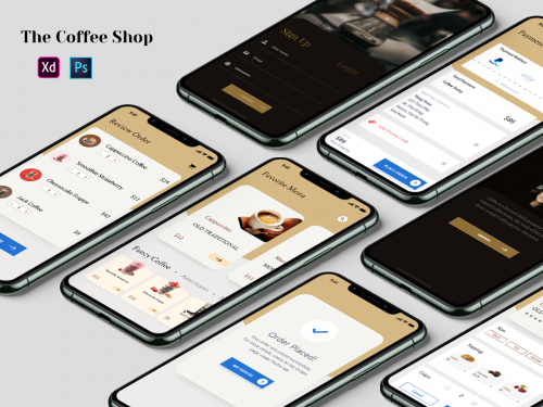 The Coffee Shop - UI KIT