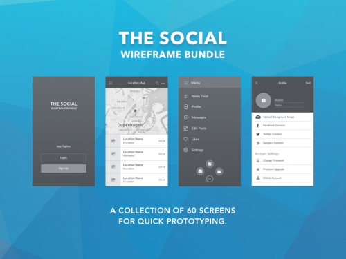 The Social Wireframe Bundle
