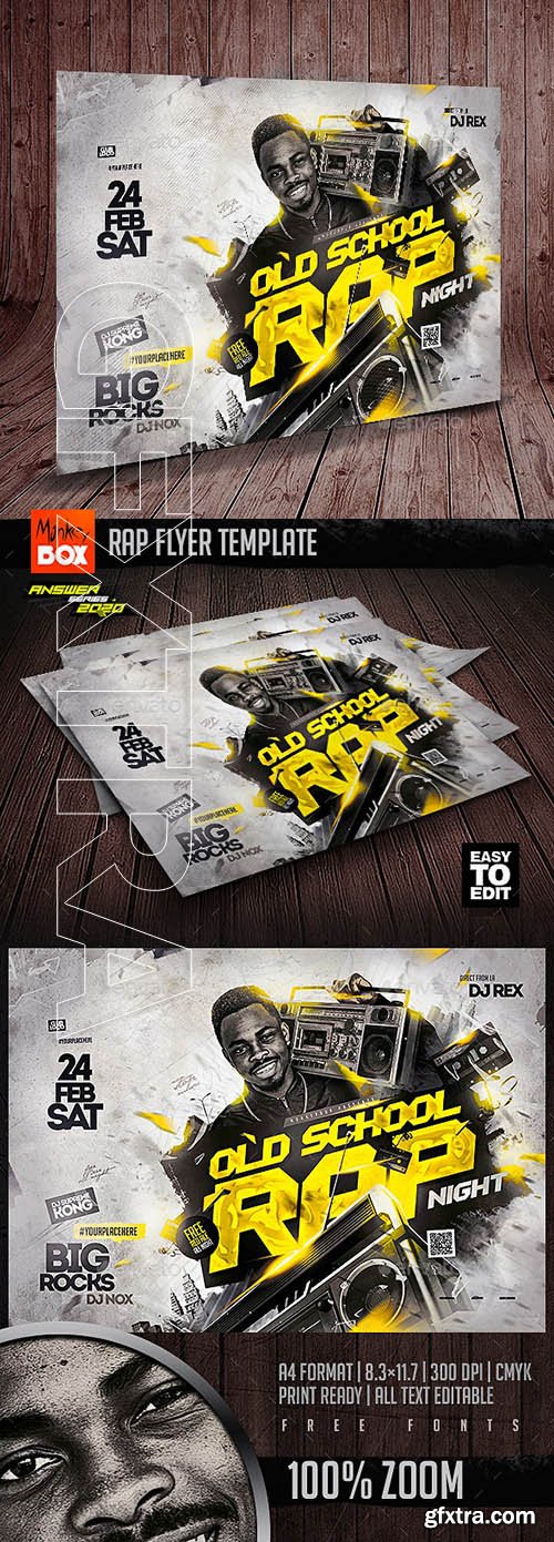 GraphicRiver - Rap Flyer Template 25600416