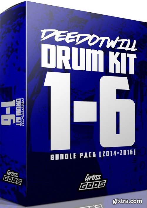 Deedotwill Drum Kits Vol 1-6 Bundle Pack WAV GROSS BEAT BANK