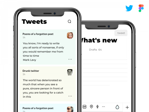 Twitter redesign concepts